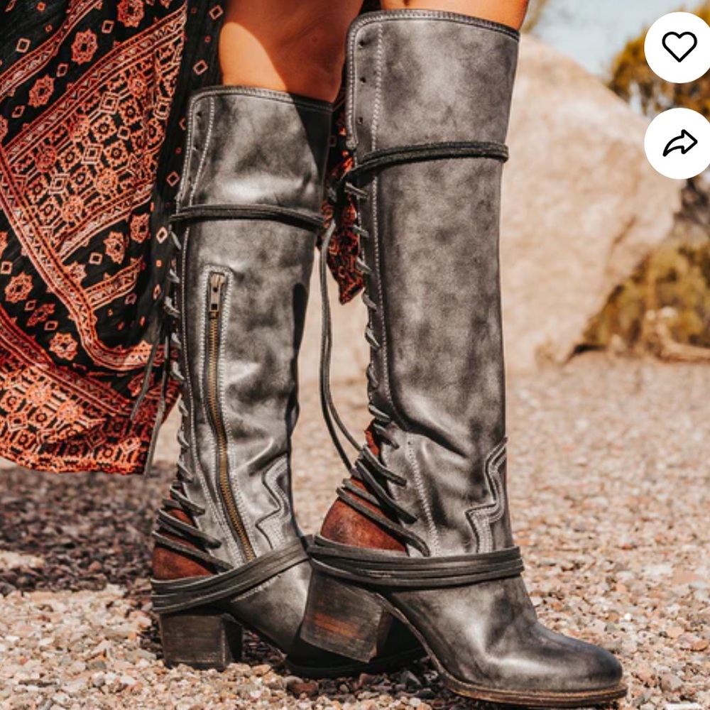 freebird lace up boots